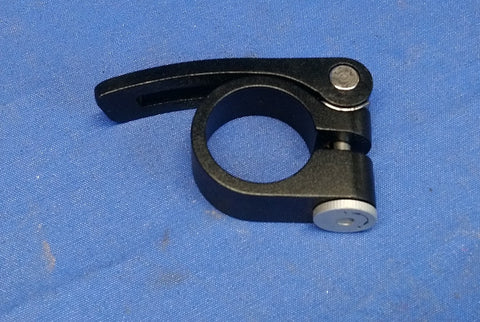 Bicycle Seatpost Clamp 28.8 mm Alloy Black QR