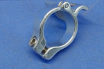 Bicycle Front Derailleur Clamp 28.6mm Silver