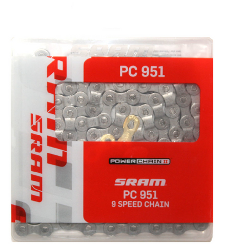 Sram PC 951 Bicycle Chain 9 Speed 1/2 x 11/128" 114 Links