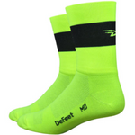 DeFeet Air Team HI VIS Cycling Socks Size L (Large)