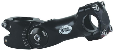 ETC Adjustable Bicycle Handlebar Stem 110 mm, 25.4 mm