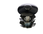 Brand X Headset Top cap & Star Nuts Black 1-1/8"