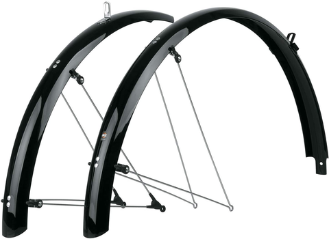 SKS Bluemels Shiny B35 Bicycle Mudguard Set Black