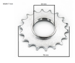 Bicycle Single Speed Ratchet Sprocket Freewheel 16/18T