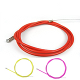 Savage BMX Rear Brake Cable & Red/Pink/Yellow Outer